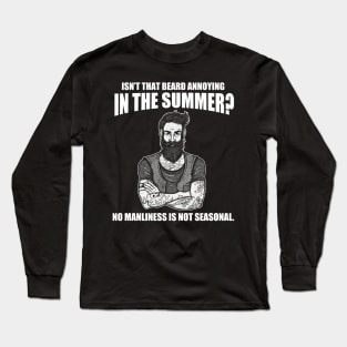 Bearded Man Long Sleeve T-Shirt